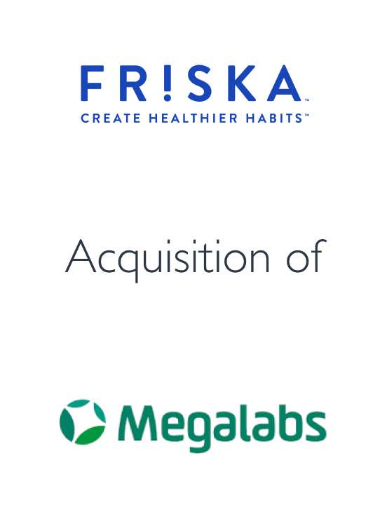 KYBORA is pleased to announce that its client Megalabs has acquired acquired Fr!ska.
