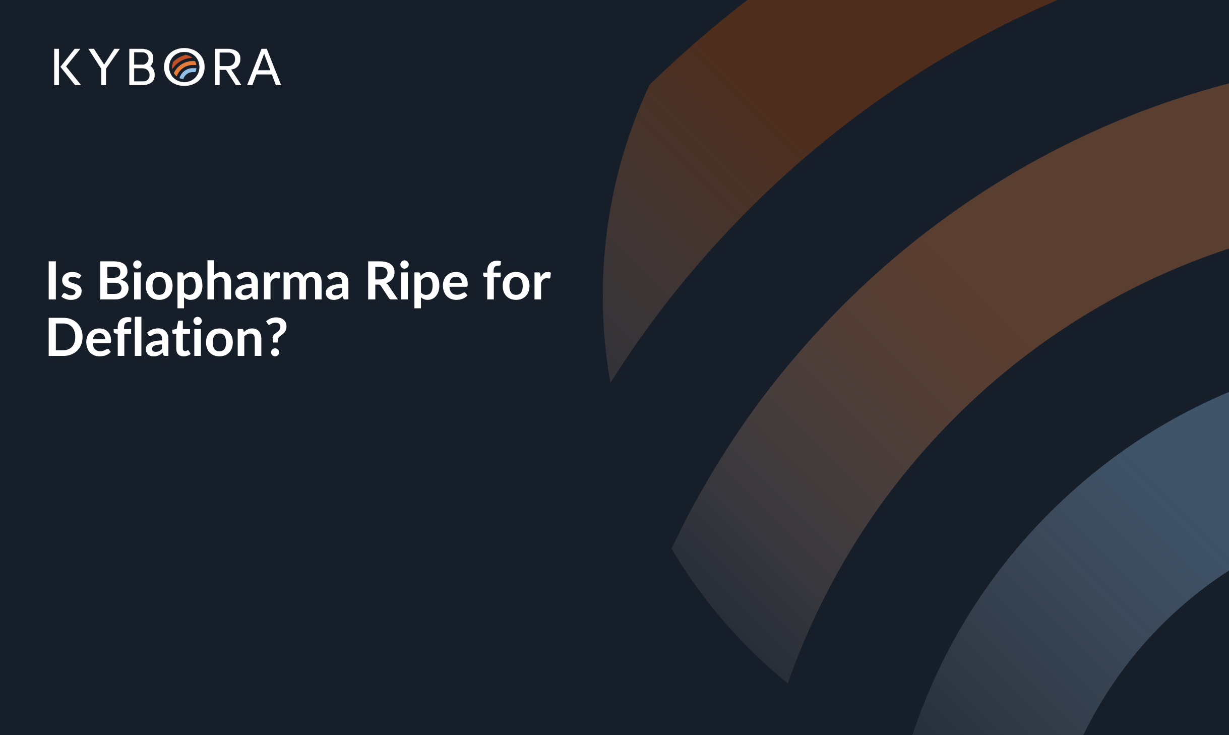 Is Biopharma Ripe for Deflation?